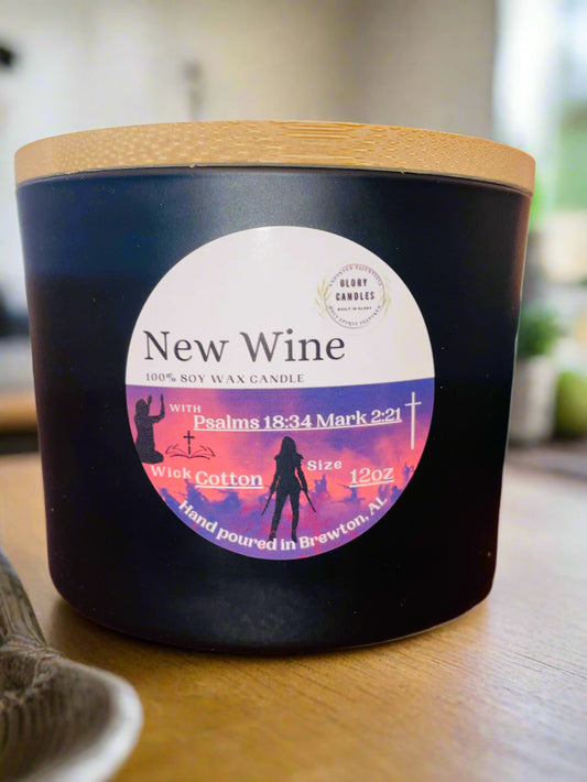 New Wine  12oz(3-wick)