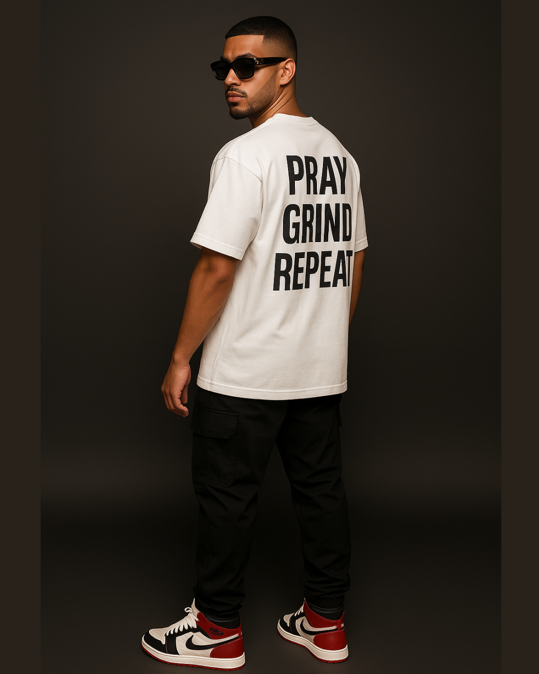 Pray Grind Repeat- BOLD T-Shirt