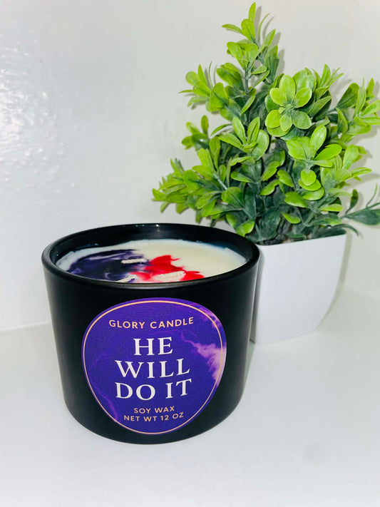 He Will Do It Candle  12oz 3-Wick Candle